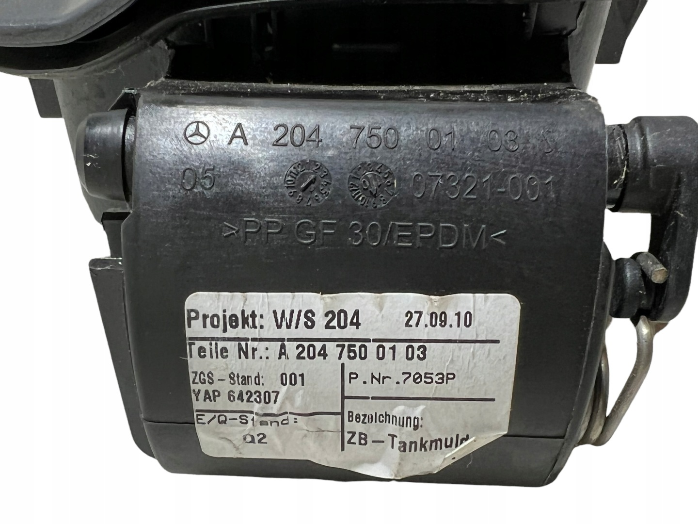 Tankklappe des Kraftstoffsbehälters Dämpfer MERCEDES C W204