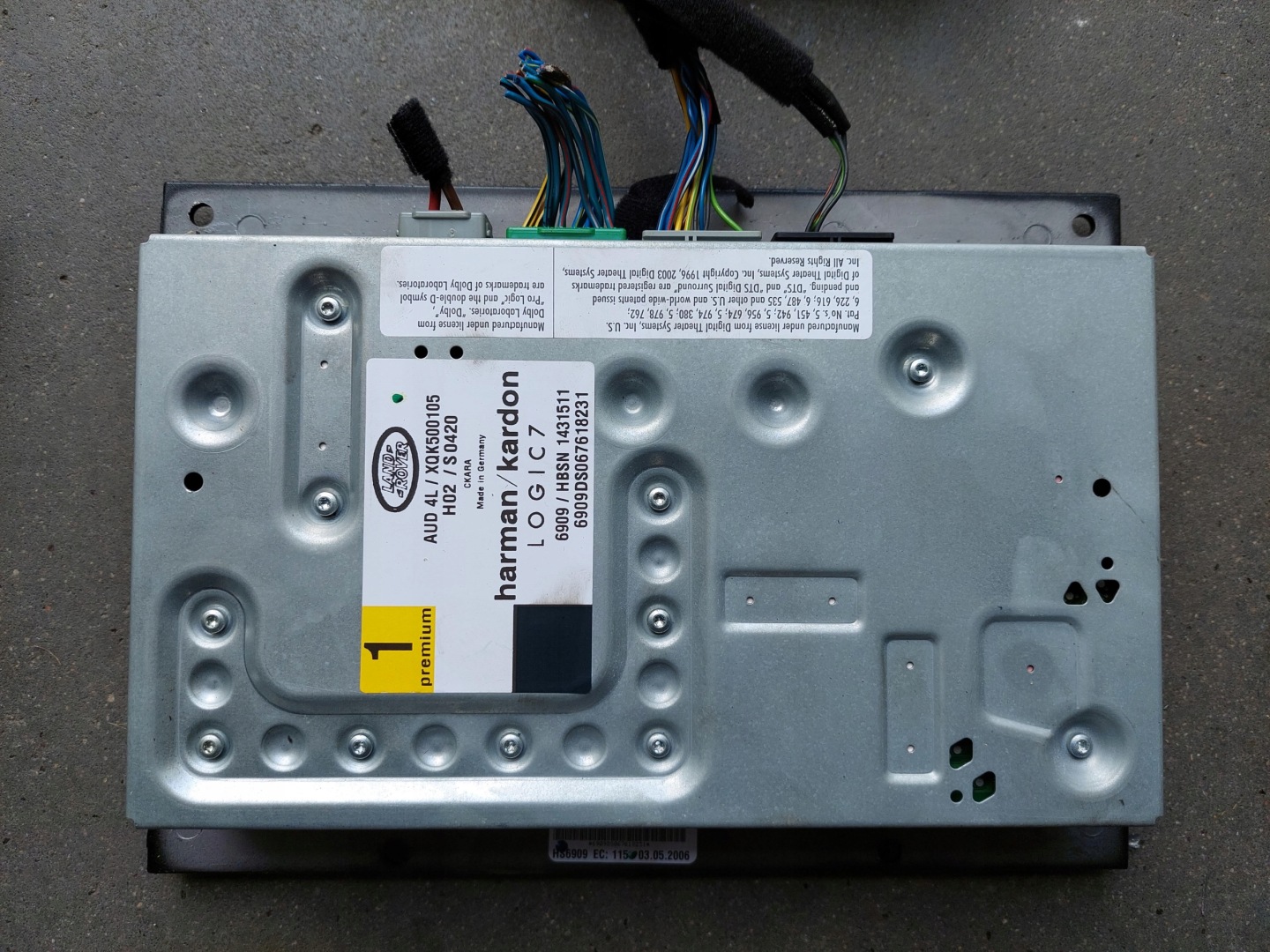 Verstärker HARMAN XQK500105 RANGE ROVER III L322