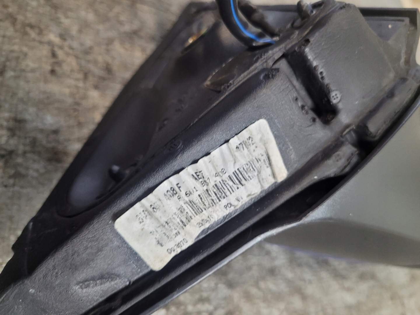 mirror right SKODA FABIA III 3 K: LV5F 6PIN