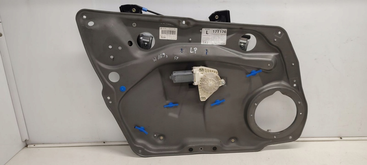 window regulator left front mechanism Mercedes W169 1,7