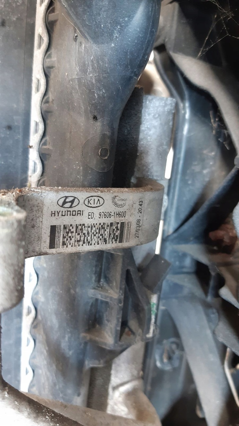 support panel for radiators pillar iron Kia Ceed 2,0 CRDI