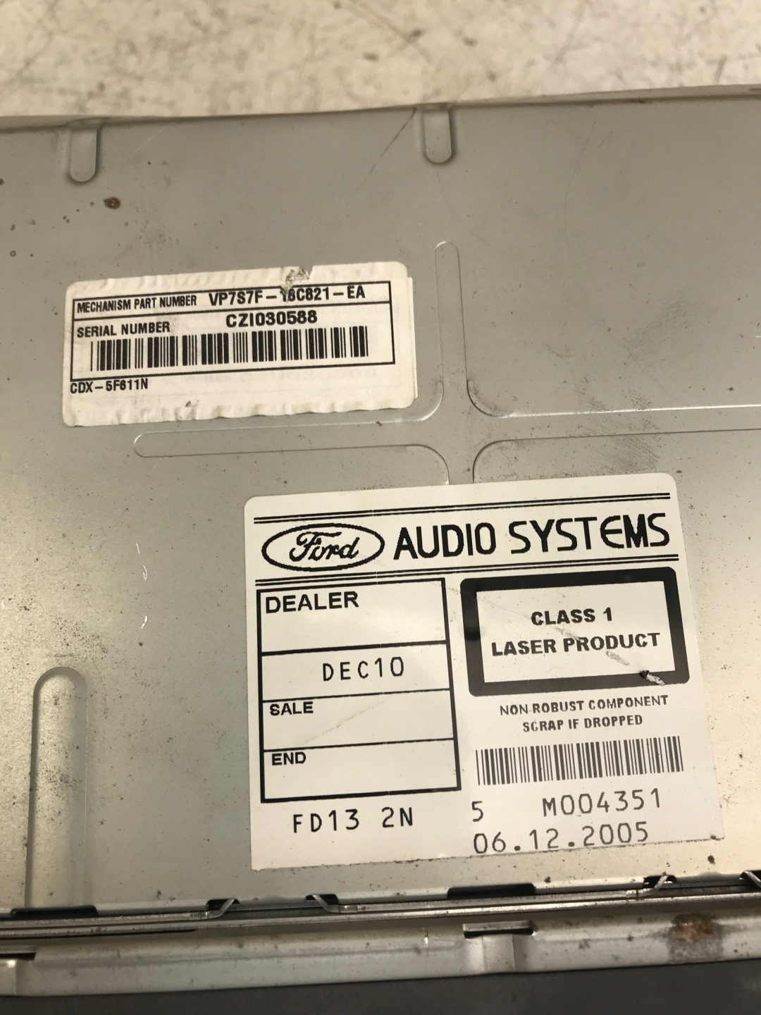 RADIO Navigation NAVI FORD MONDEO MK3 ST220