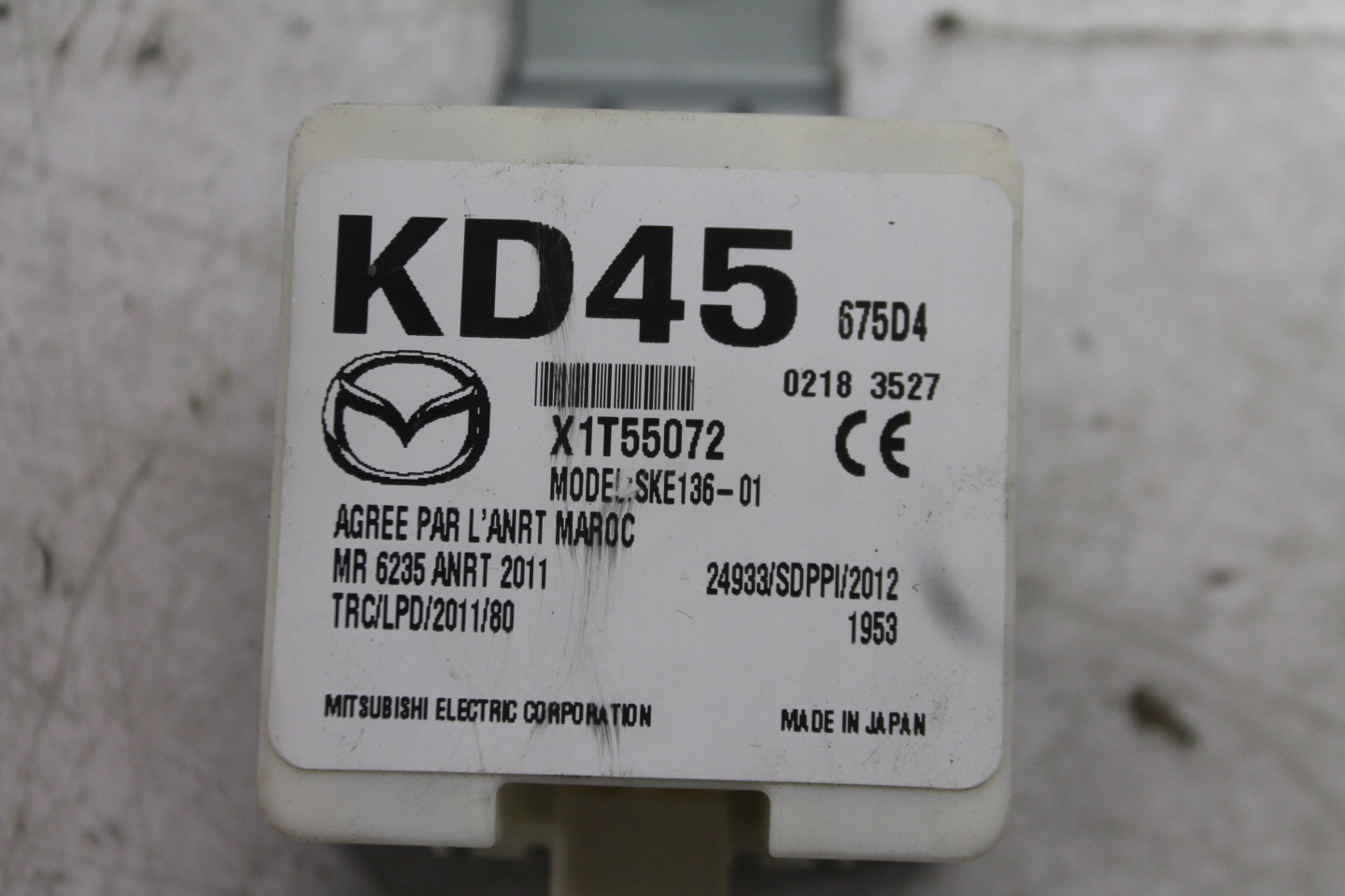 module ANTENY KEYLESS KD45675D4 MAZDA 6 GJ 12-14