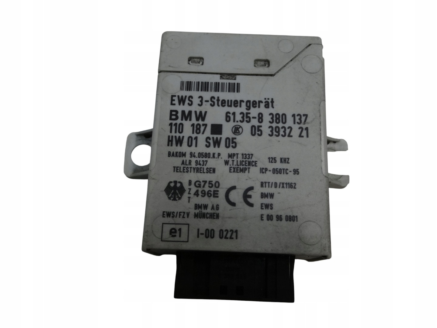control unit module HAKA BMW 5 E39 6135-8380137