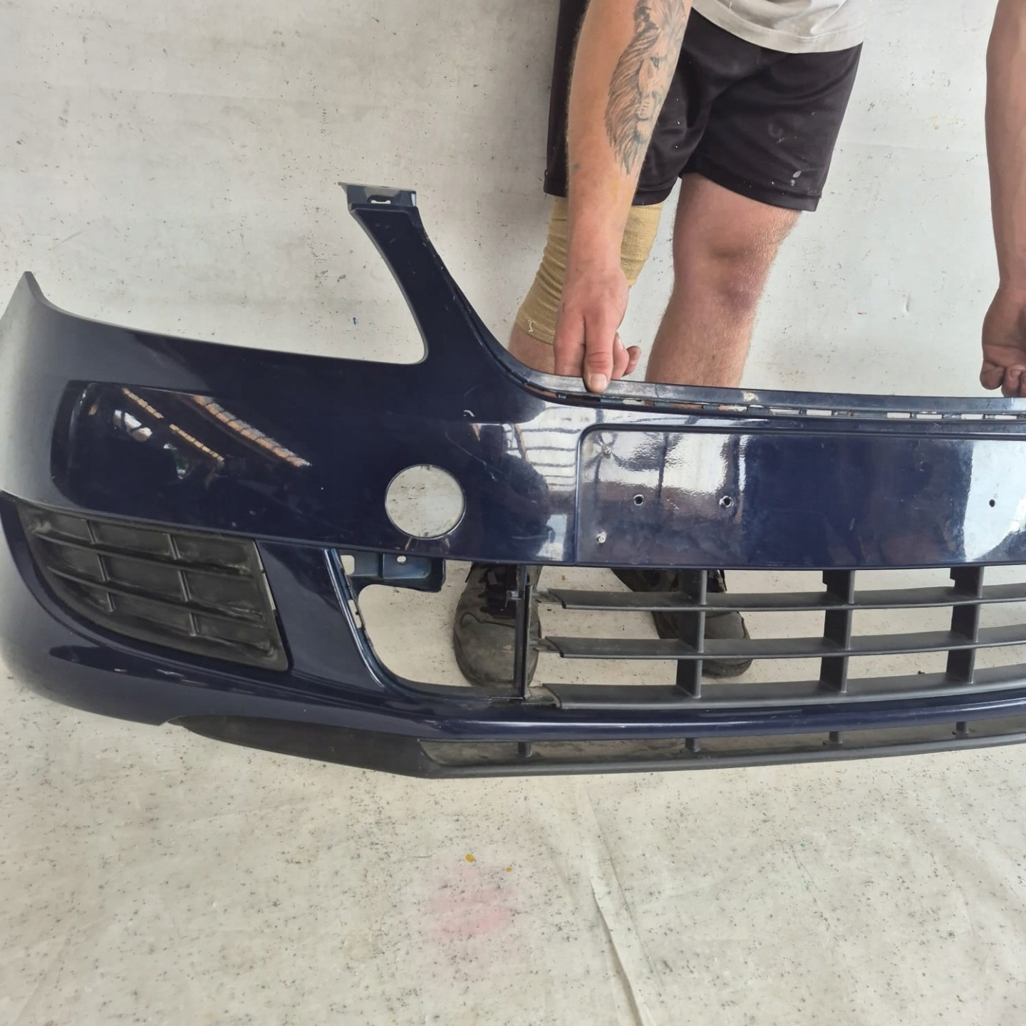 SKODA FABIA II LIFT 10-14 bumper front front 5J0807221D
