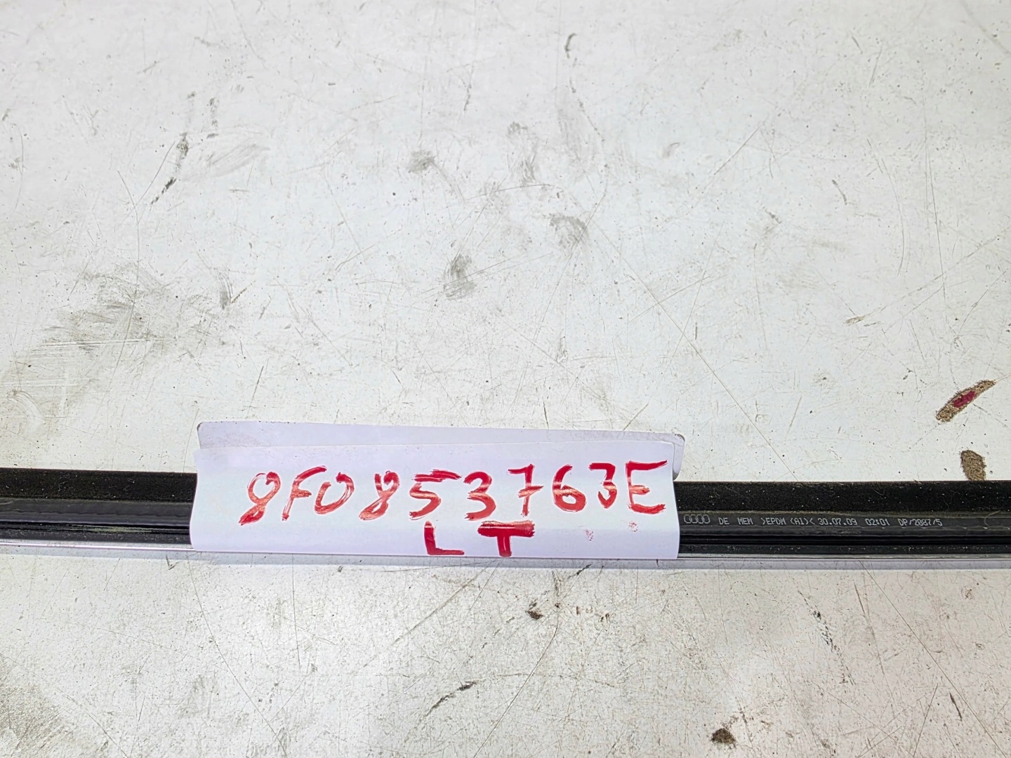 moulding CHROM left rear part AUDI A5 8F CABRIO 8F0853763D