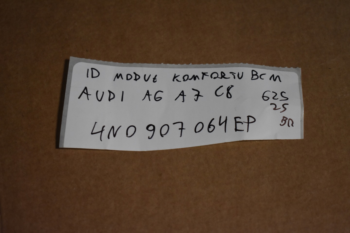 IDEALNY Unité commande confort BCM AUDI A6 A7 C8 1 9