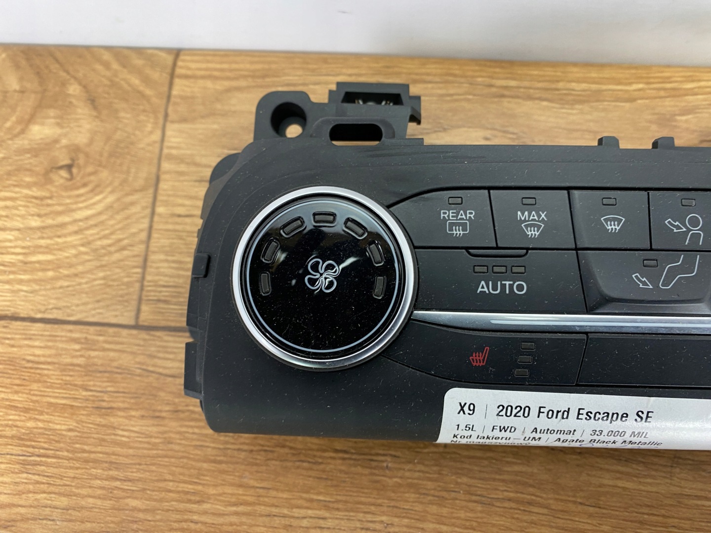 Unite commande clima Bouches buses Ford Kuga MK3 Escape 2020+ USA