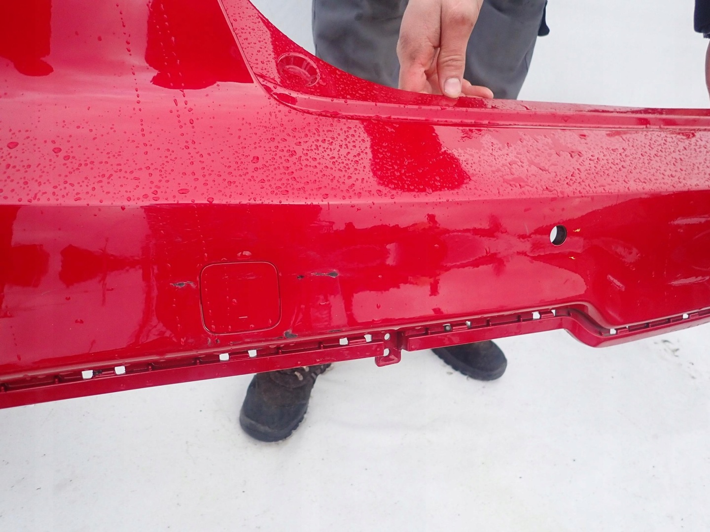 KIA STINGER 17-> bumper rear part rear PDC