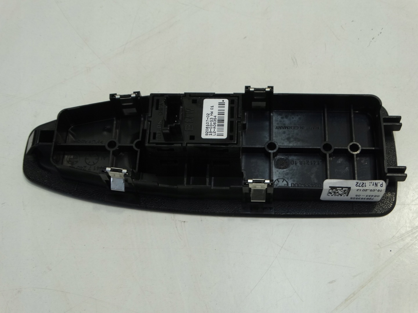 PANEL window control switch right front BMW 1 F20 2013R. 9208107-02