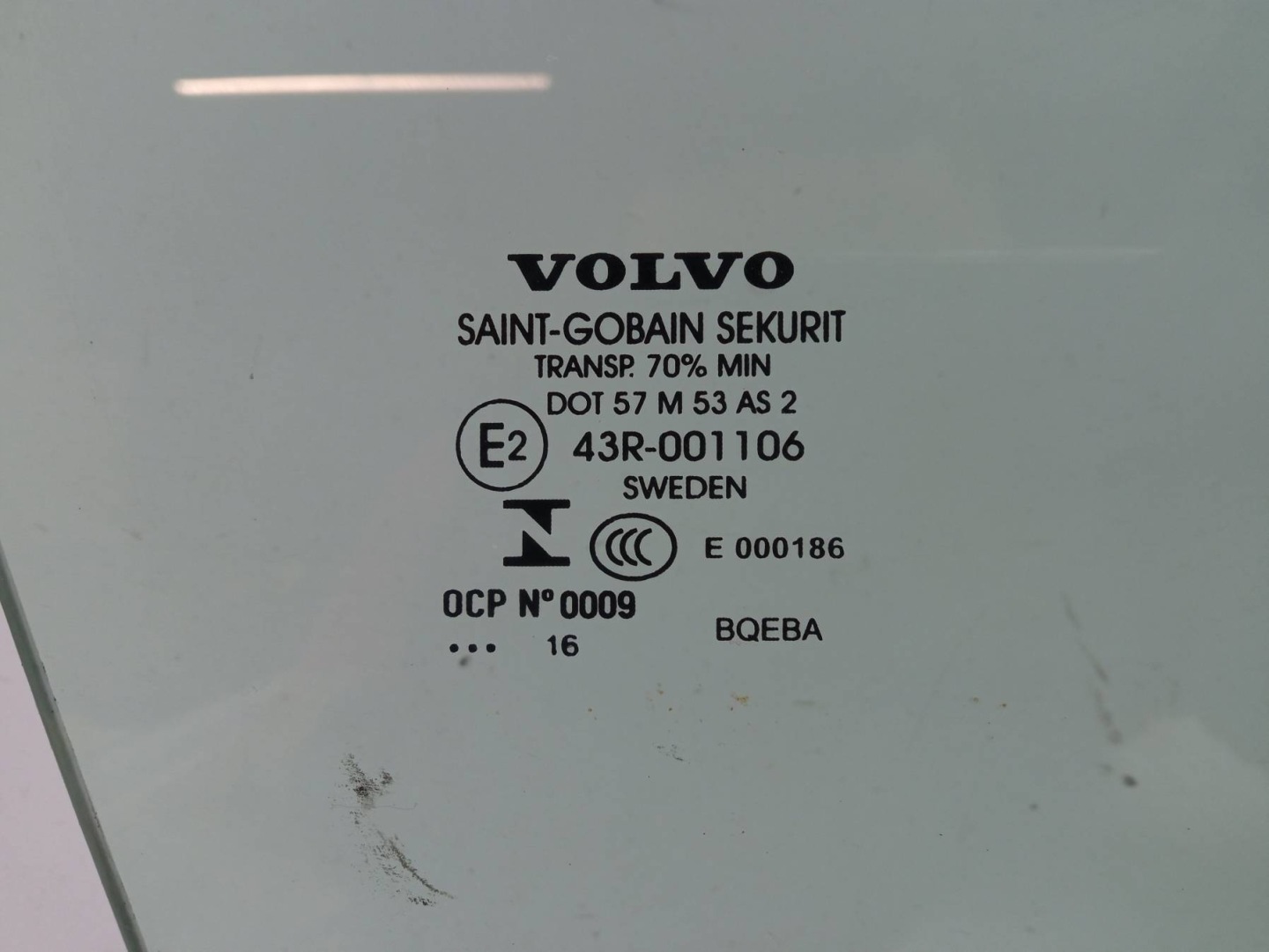 window door right front 43R-001106 Volvo S90 II (2016- )
