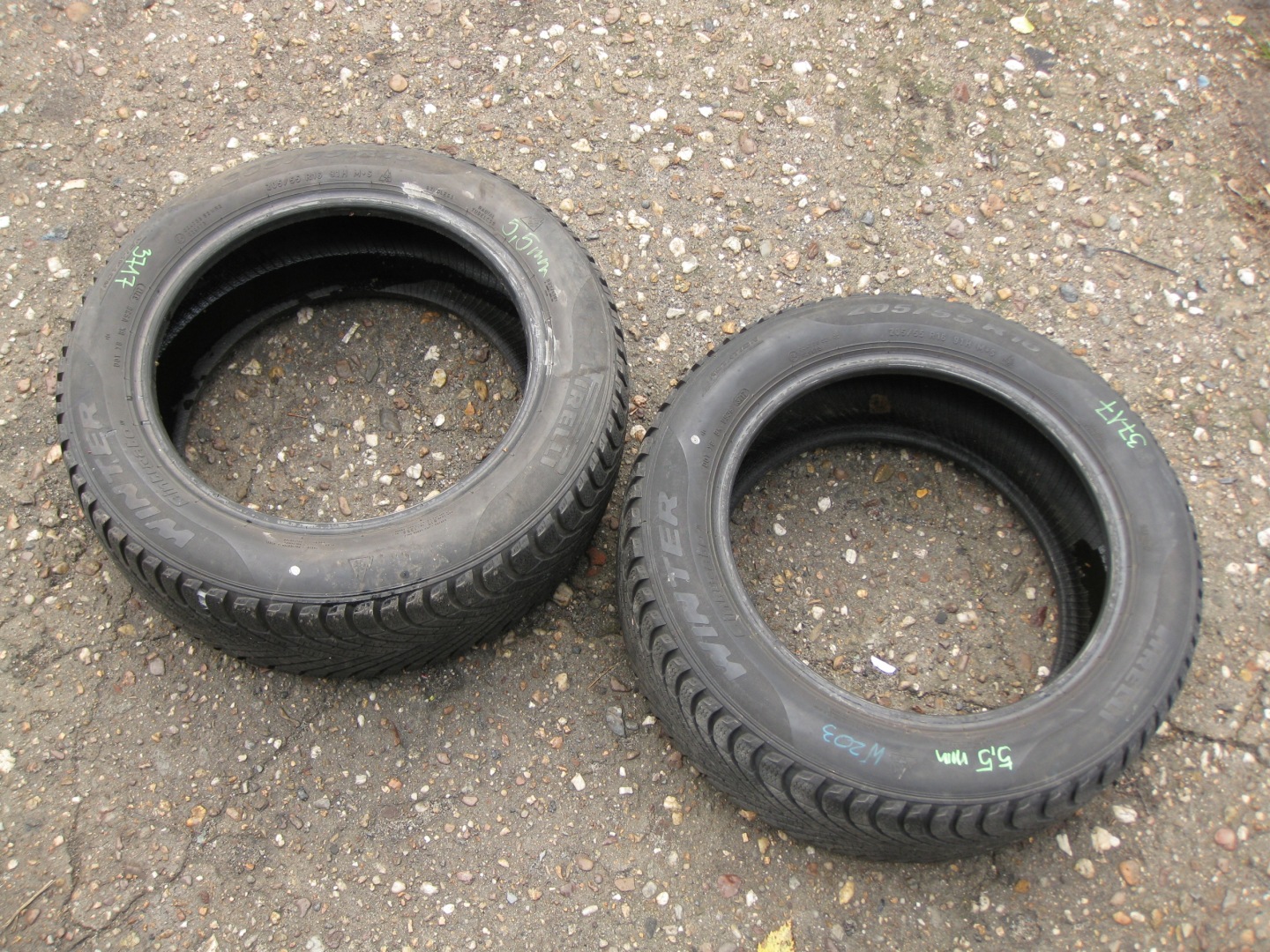 2 X gomma ZIMOWA Pirelli Cinturato Winter 205/55R16 5,5 MM