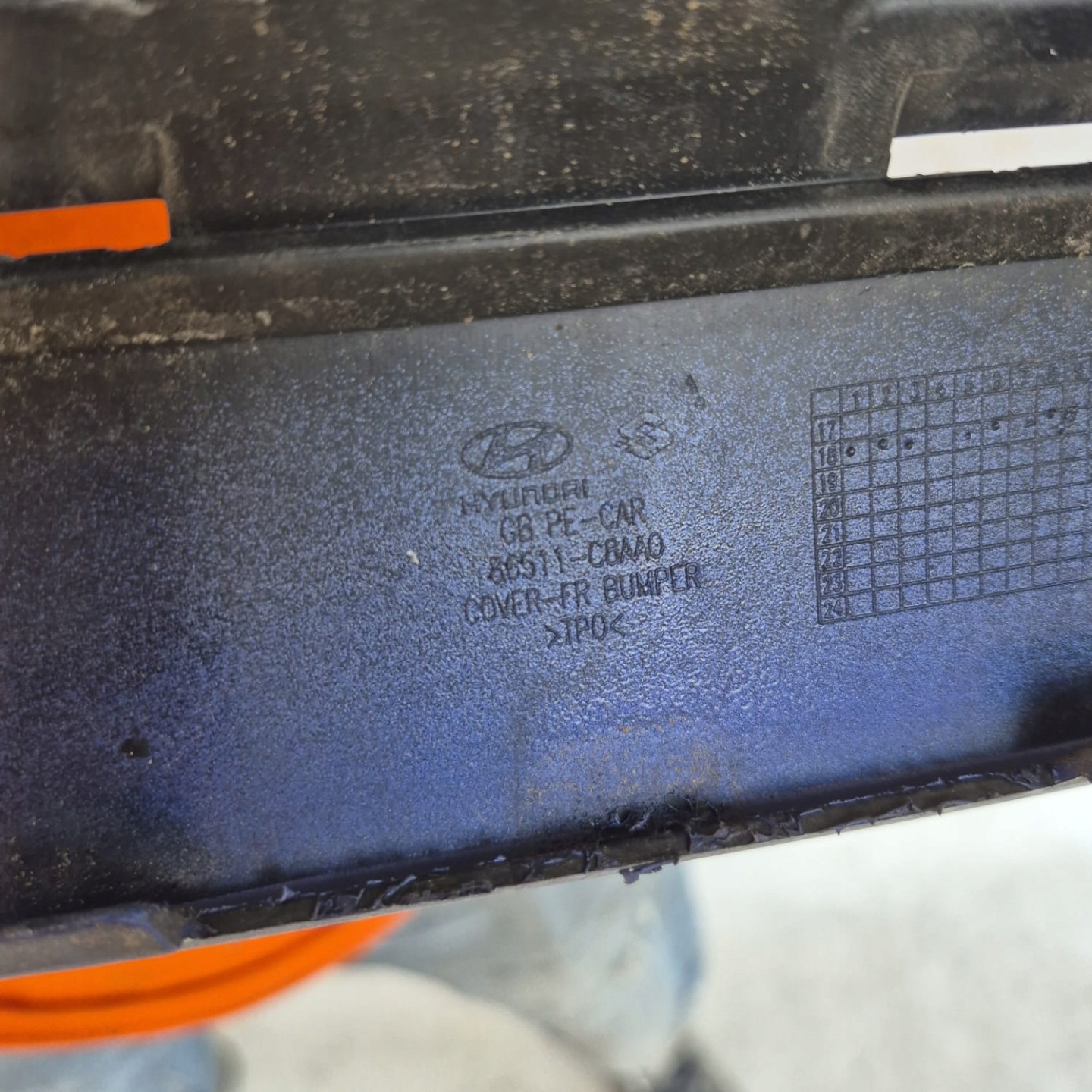 HYUNDAI I20 II 2 LIFT 18-20 bumper front front