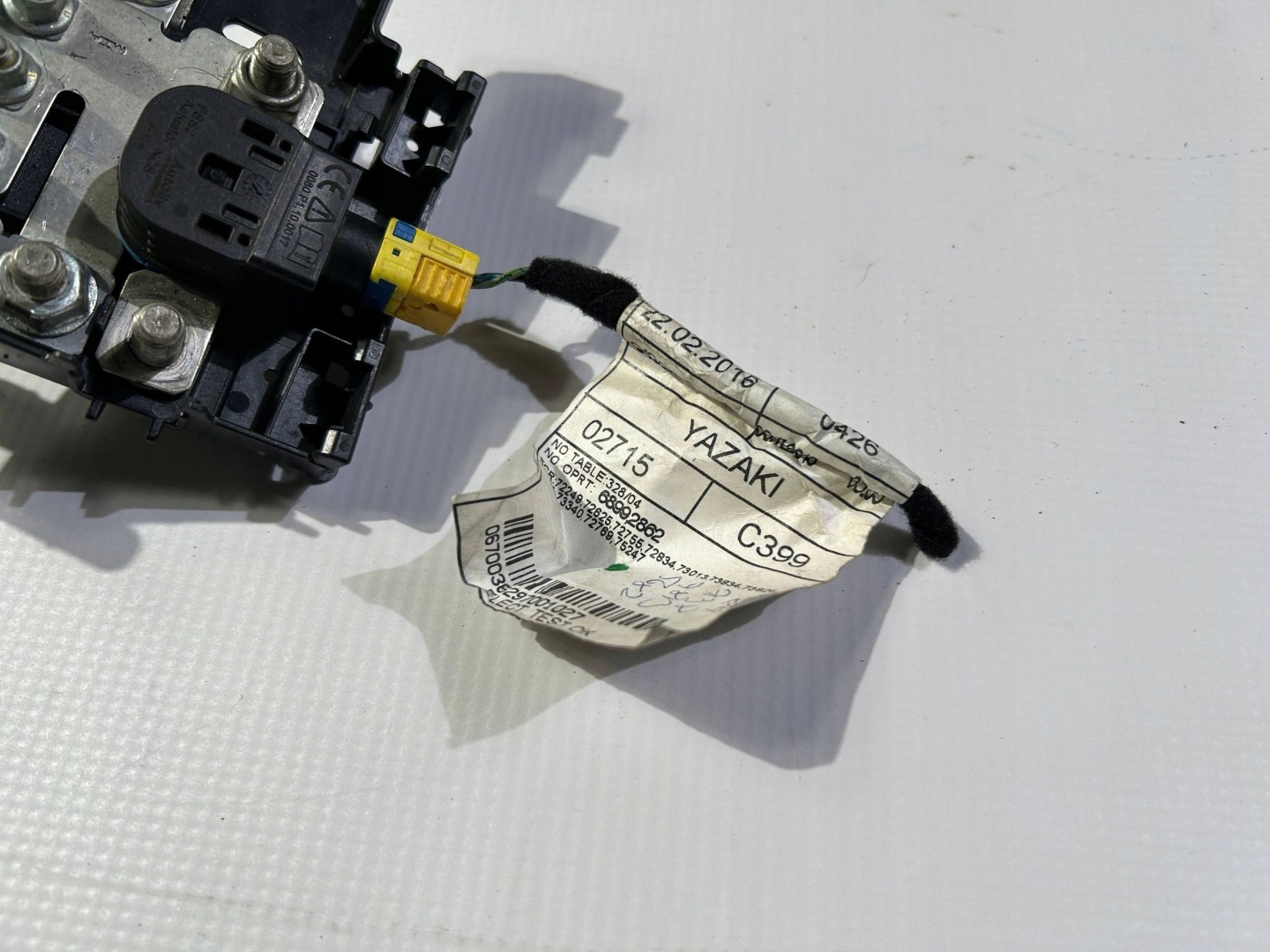 pyrotechnic clamp plus bundle fuses Maserati Ghibli M157 2013