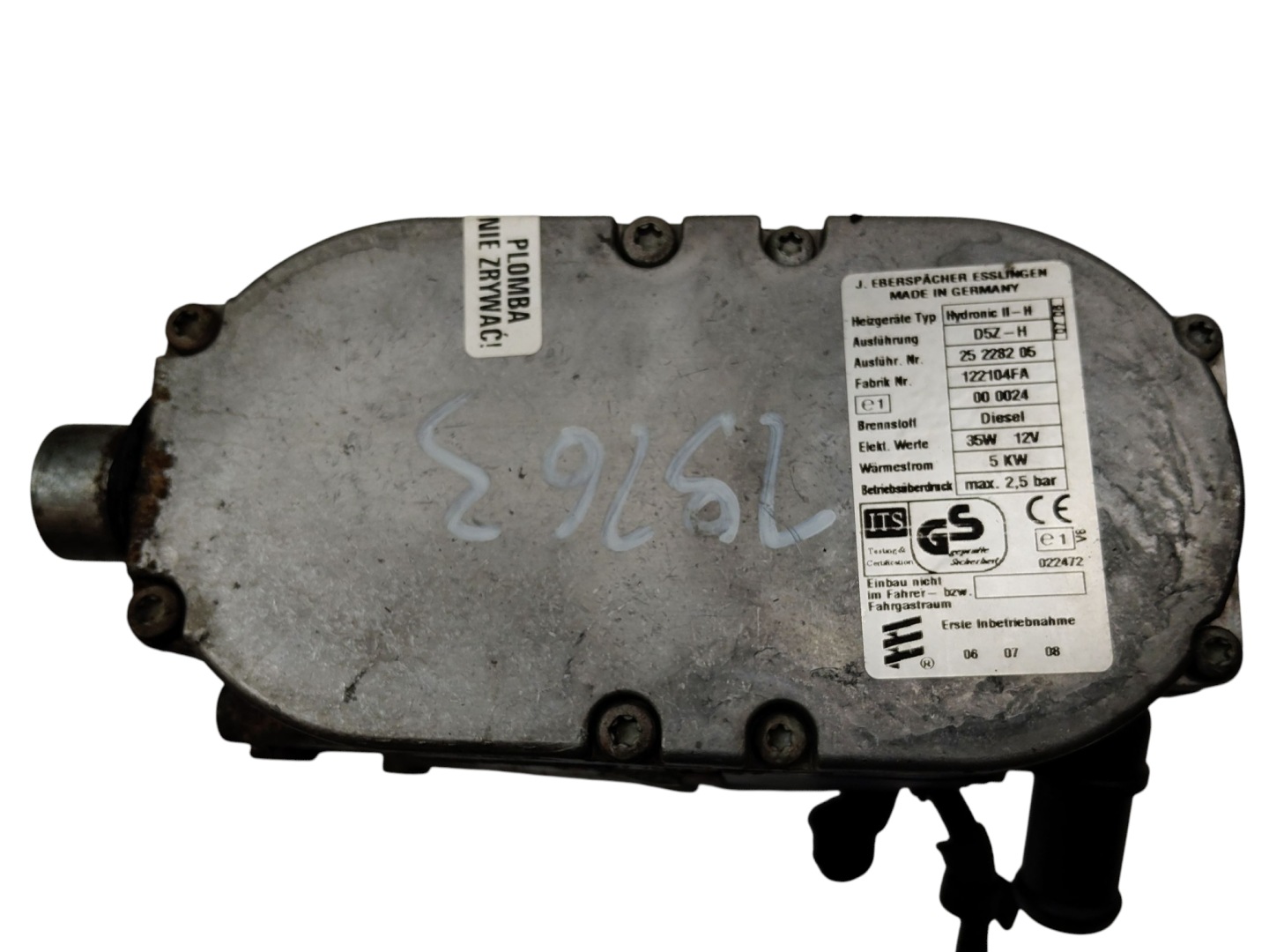 WEBASTO webasto HYDRONIC II-H 35W 12V 5KW 25228205