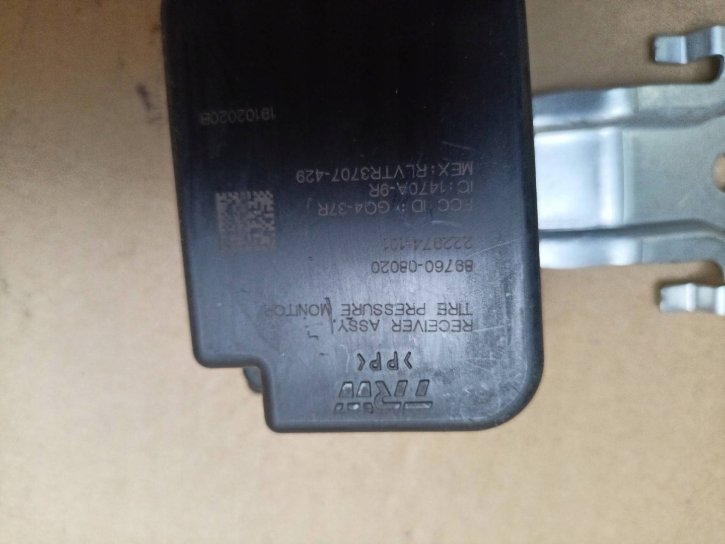 modulo pressione pneumatici, gomme Toyota Sienna 3 2011 89760-08020