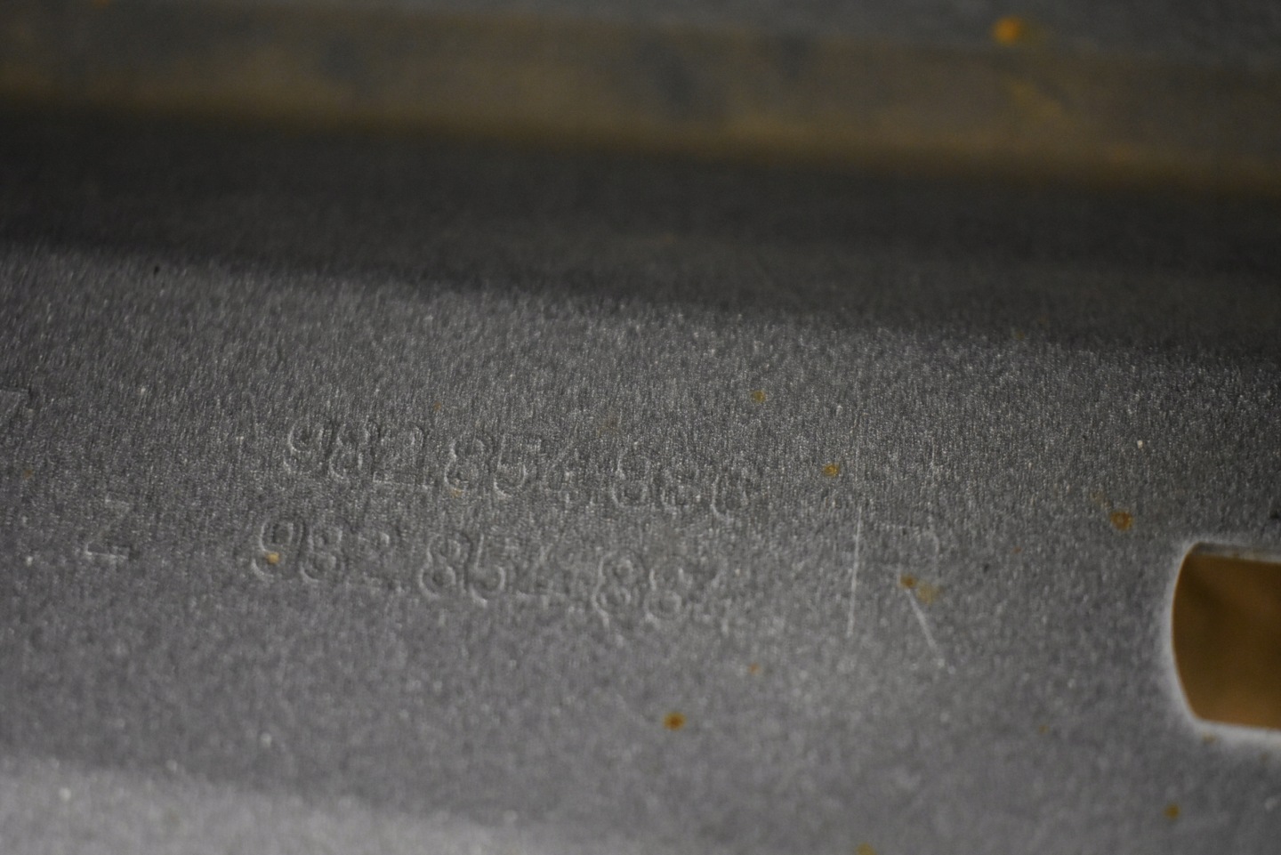 IDEALNA moulding threshold right PORSCHE 982 718 W colour: C9A 1