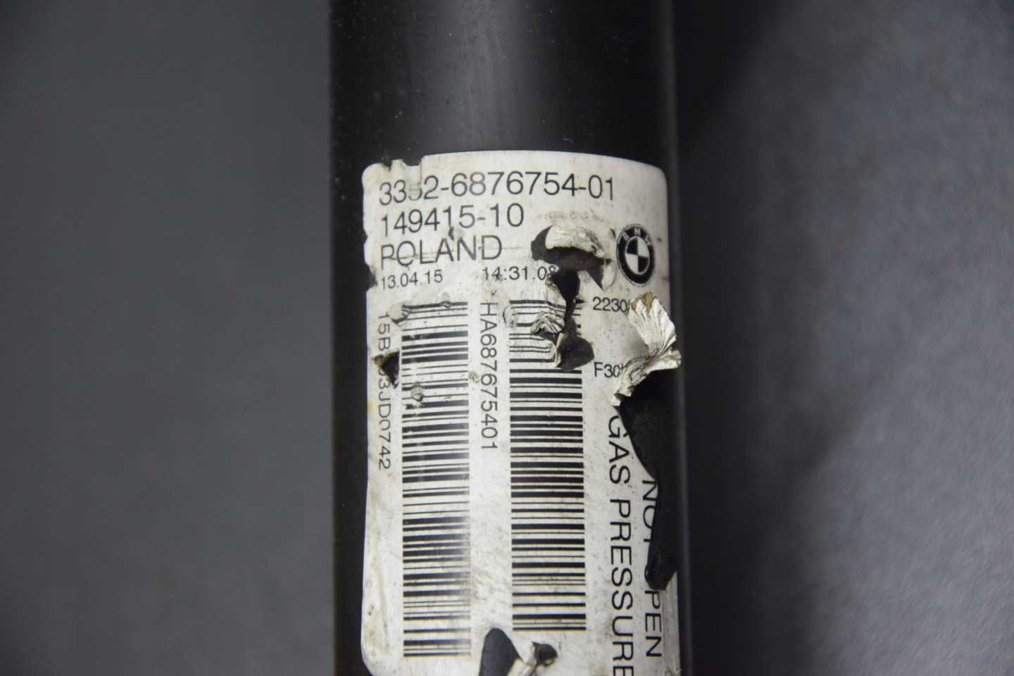 shock absorber left right rear part BMW 3 F30 330e
