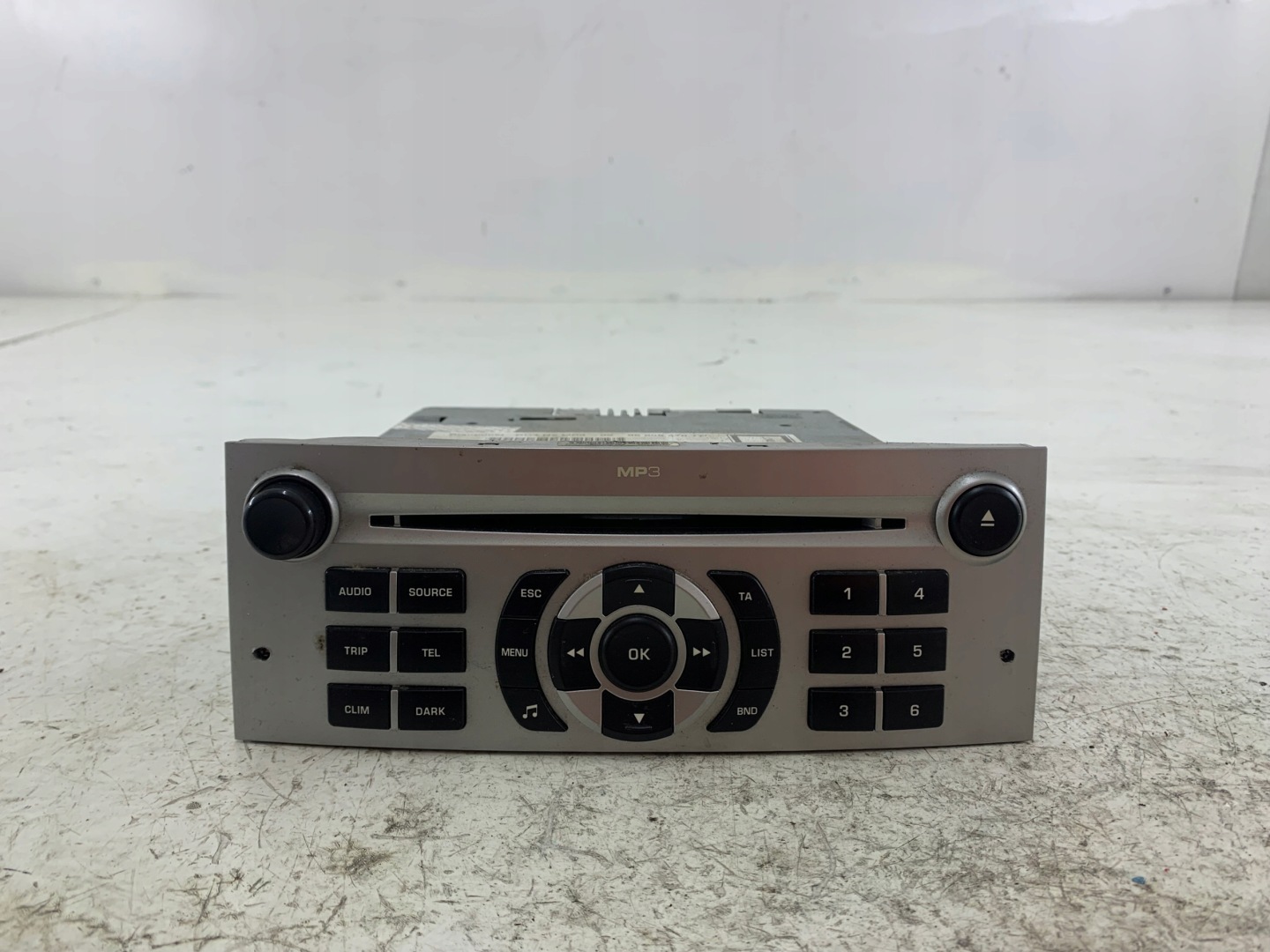 PEUGEOT 407 RADIO FABRYCZNE CD 9660647677