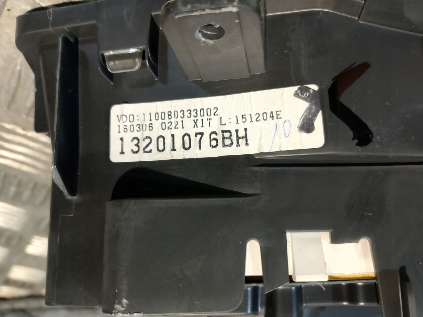 dials PREDKOSCIOMIERZ OPEL MERIVA A 1.6 B 13201076BH