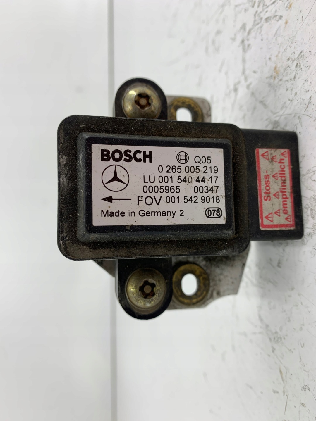 MERCEDES W168 sensor ESP 0015429018