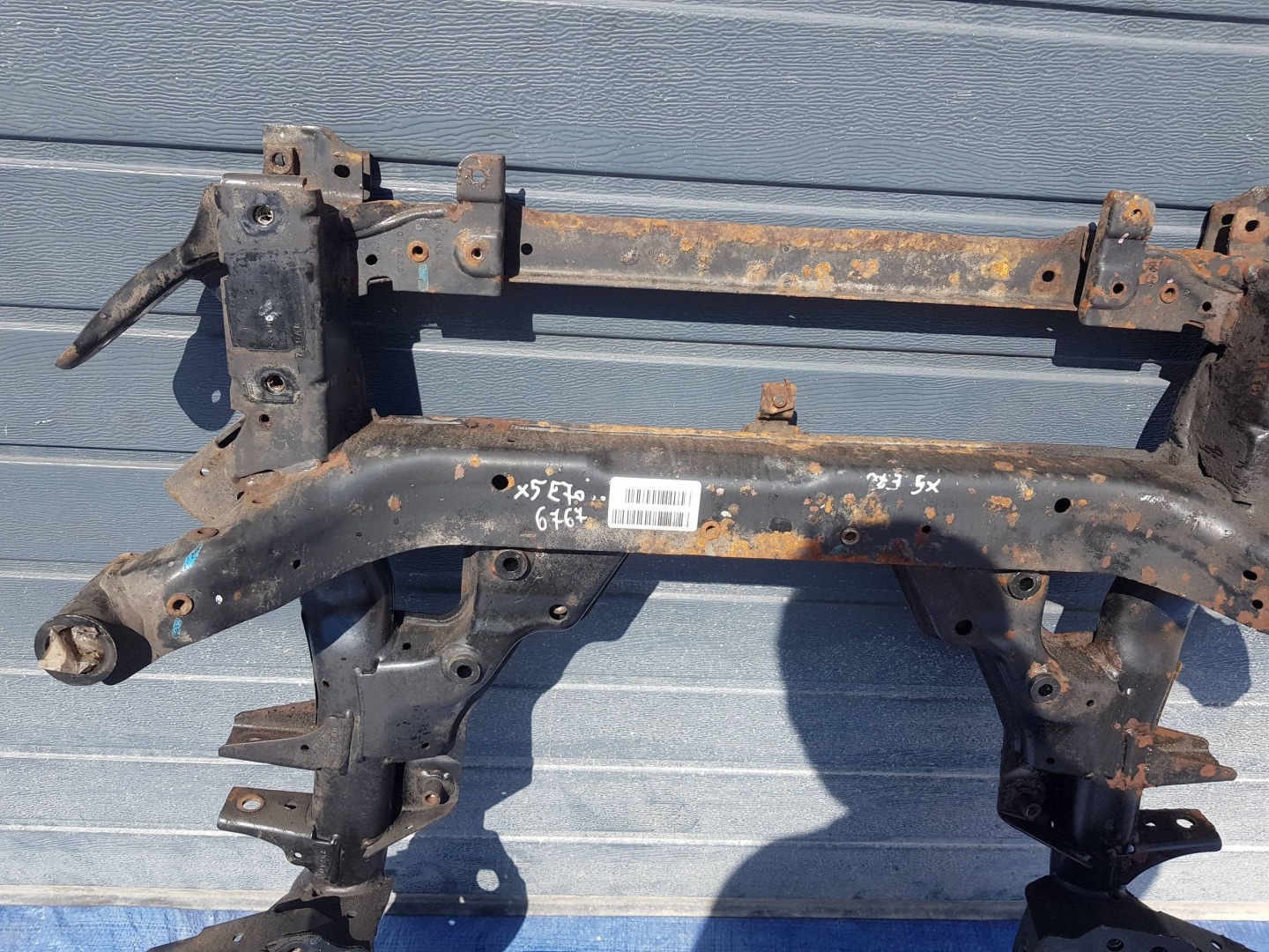 axle beam front axle beam subframe of the engine front BMW X5 E70 X6 E71