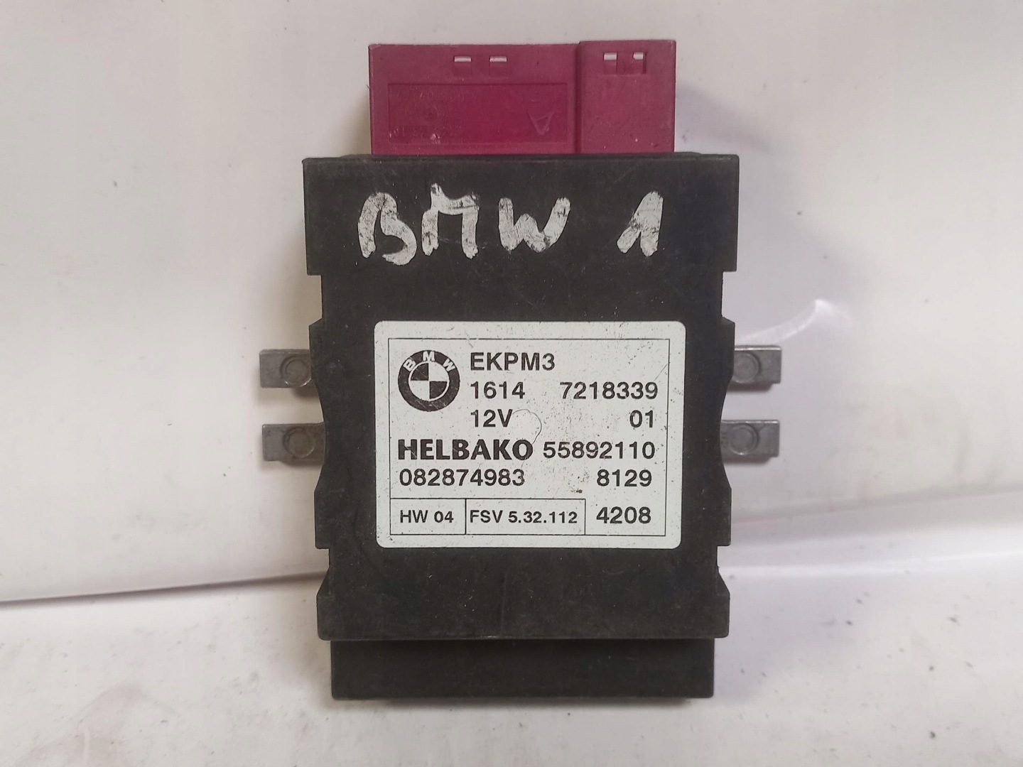 Centralina modulo POMPY carburante BMW SERIA 1 E87 E81 7218339 09-14
