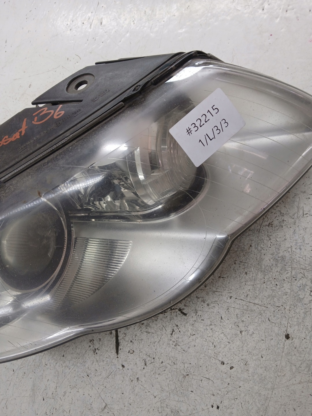 VW PASSAT B6 light right front BIXENON positioning 3C0941754G control unit EU