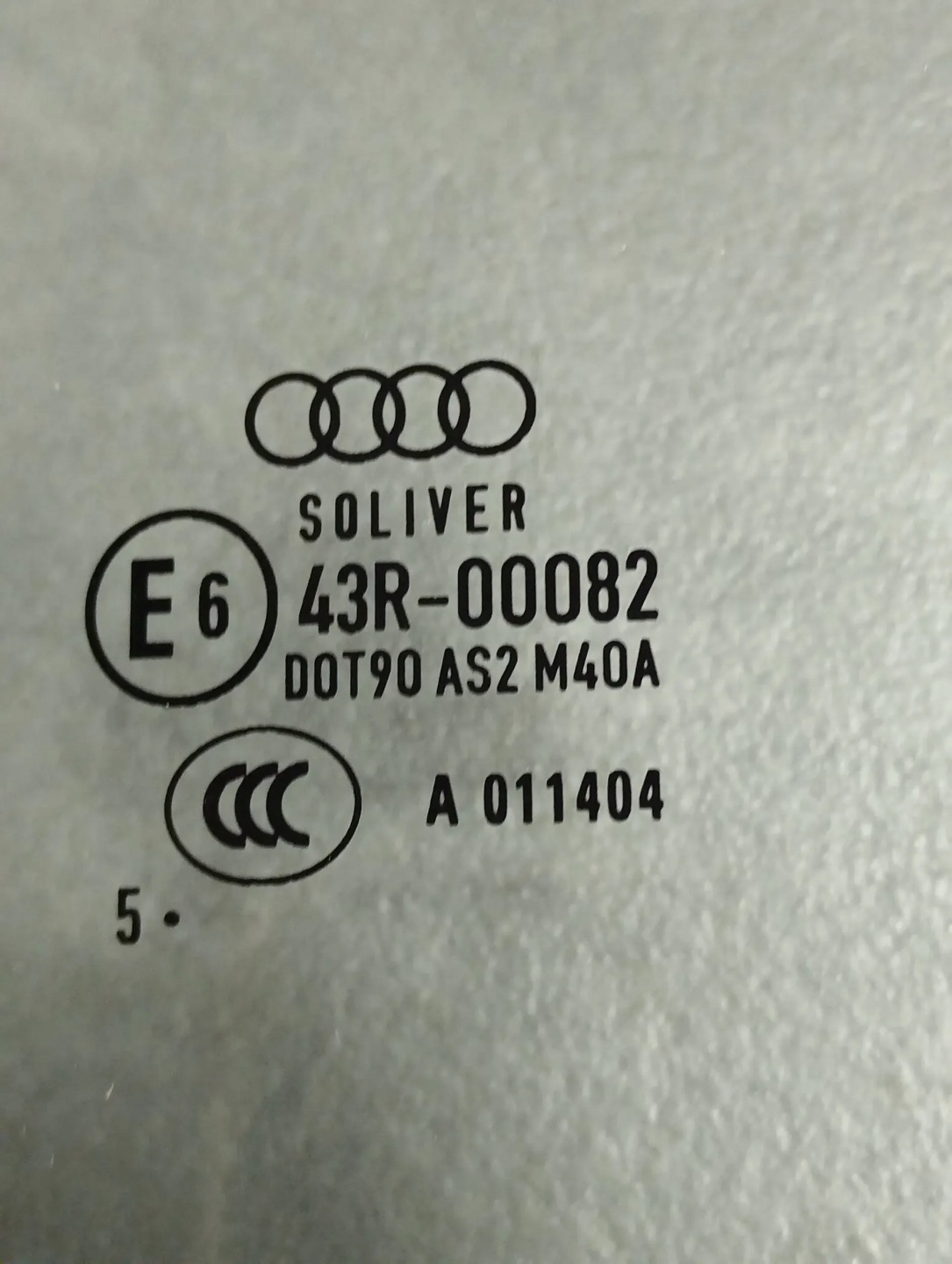 Audi A5 Sportback 8TA 2015 window door left rear part