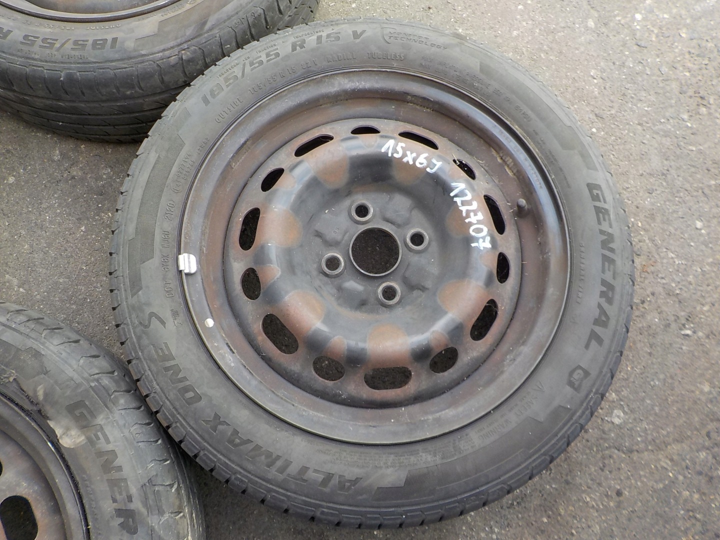 CERCHI Ferro 15'' mazda 2 II DE 2008r