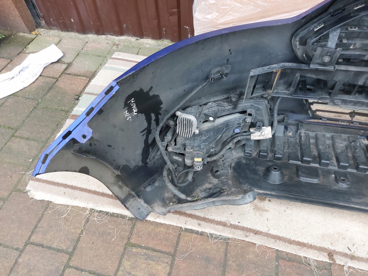 bumper front FORD MONDEO MK5 17r TITANIUM Deep Impact Blue