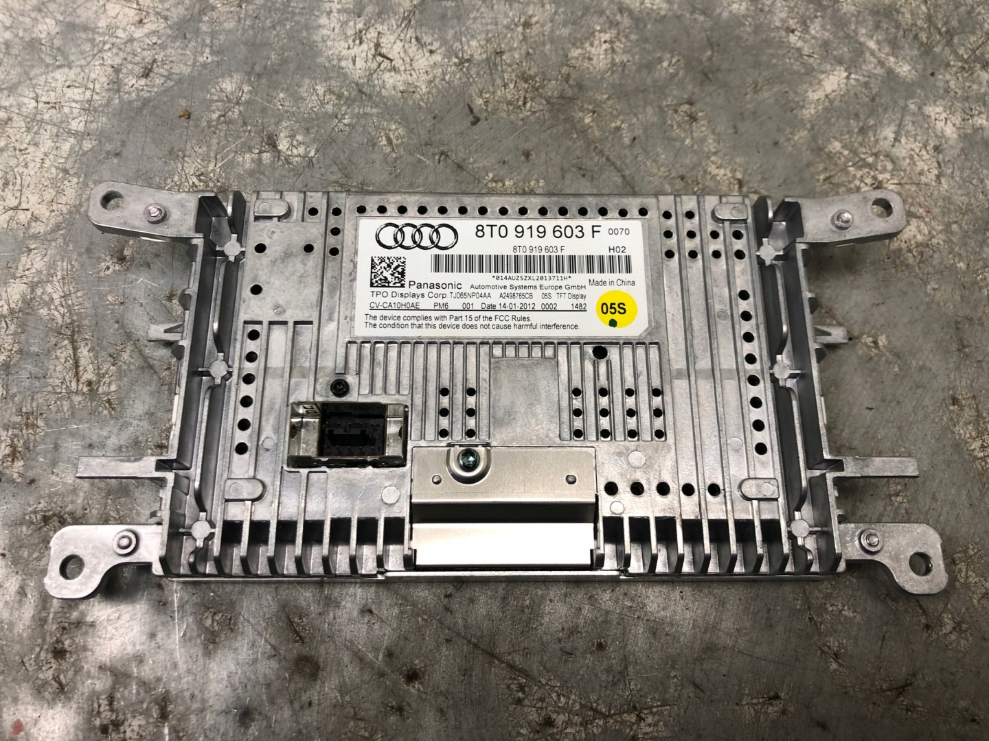 EKRAN display AUDI A4 B8 LIFT 8T0919603F