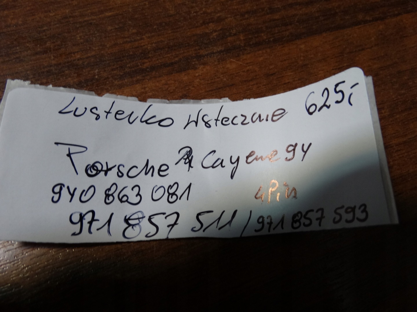 IDEAL KPL. retrovisore interno PORSCHE CAYENNE 9Y 1
