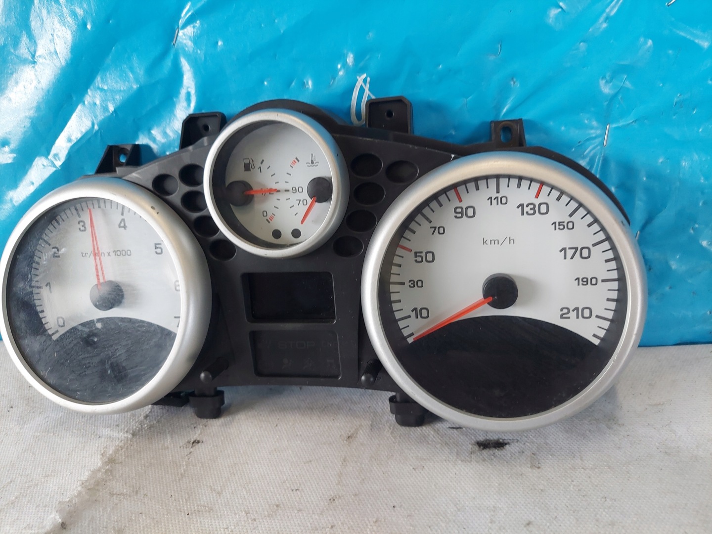 dials clock PEUGEOT 206+ 1.4 B 9666637180