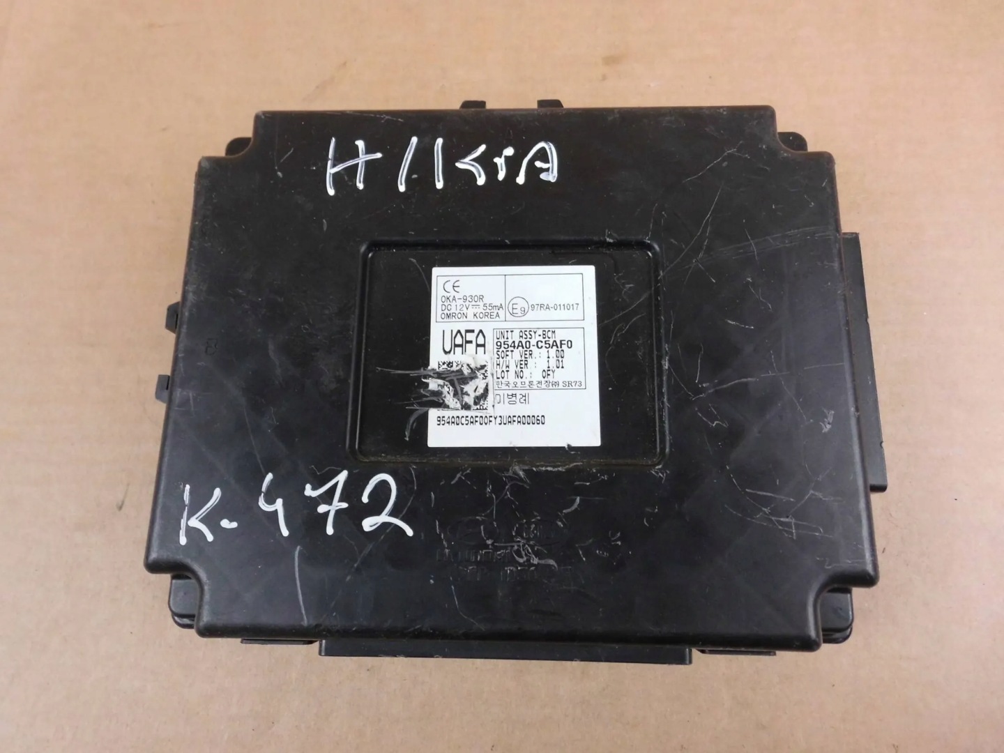 KIA Sorento III 2015-2020 module computer control unit BCM komfortu 954A0-C5AF0