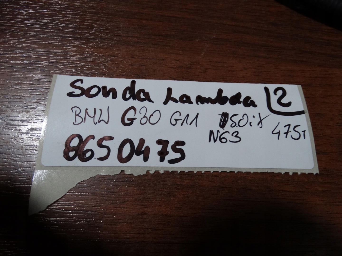 IDEALNA SONDA LAMBDA BMW G30 G11 N63 5.0i 1