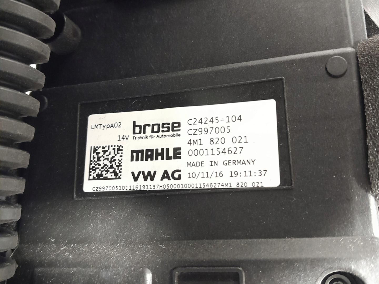 AUDI A4 B9 heater complete bundle support 8W1820005K 4M1820021