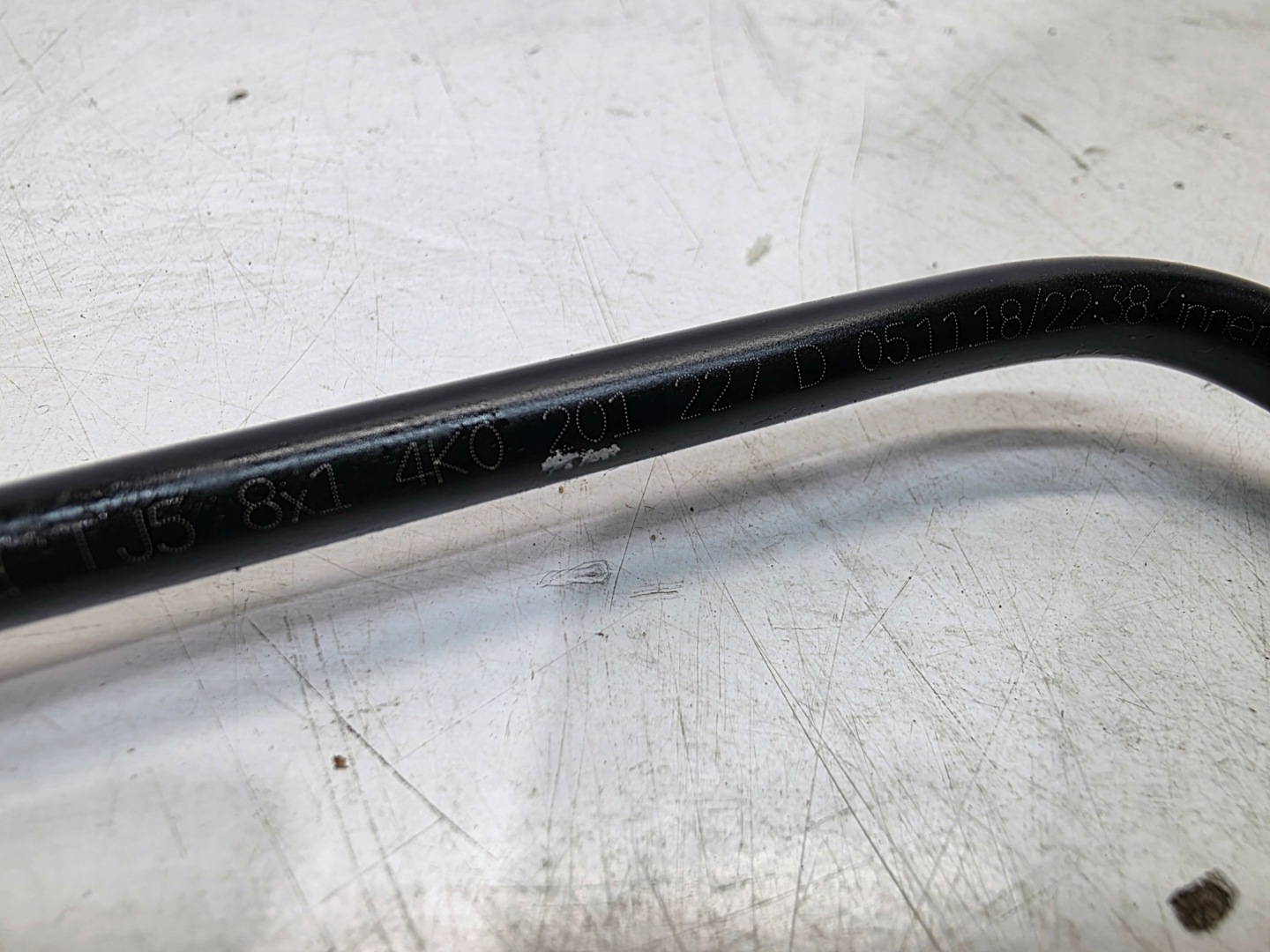 hose fuel line AUDI A6 C8 3.0 TDI 4K0201227D