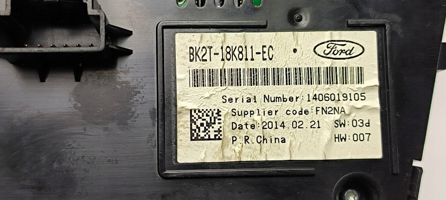 control panel RADIA BK2T-18K811-EC FORD TRANSIT CUSTOM L1H1