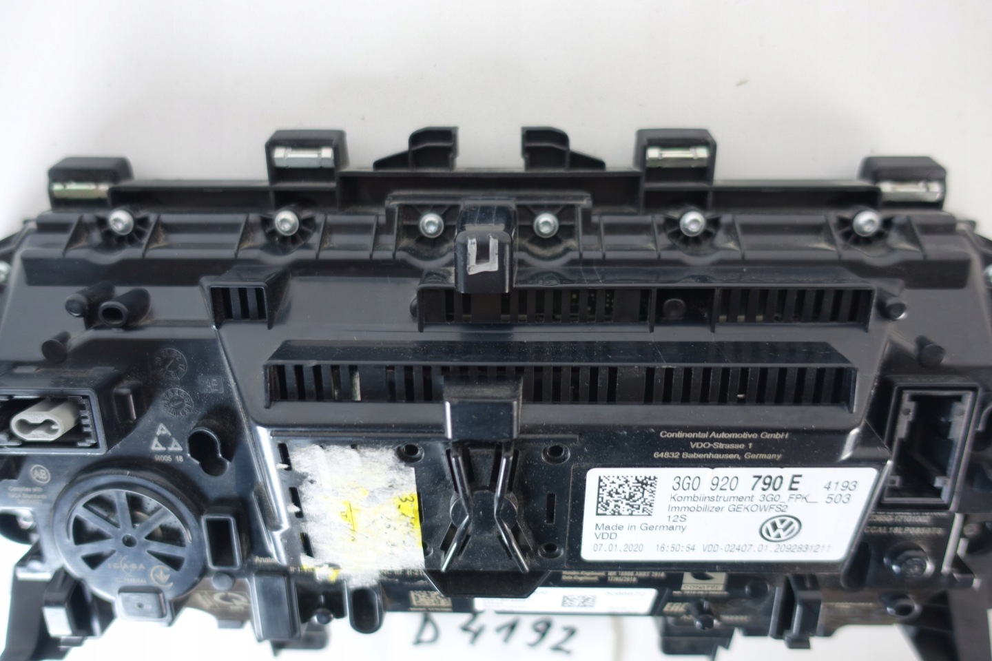 dials VIRTUAL dials LCD VW PASSAT B8 3G0920790E