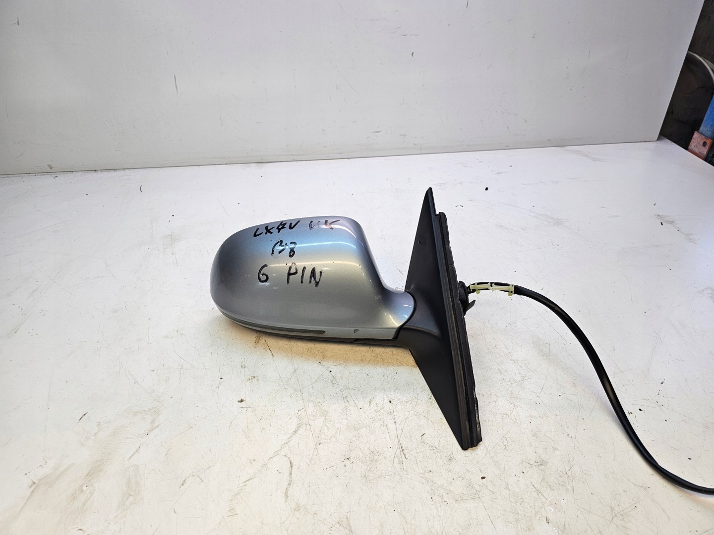 mirror right AUDI A4 B8 LX7V 6 PIN UK