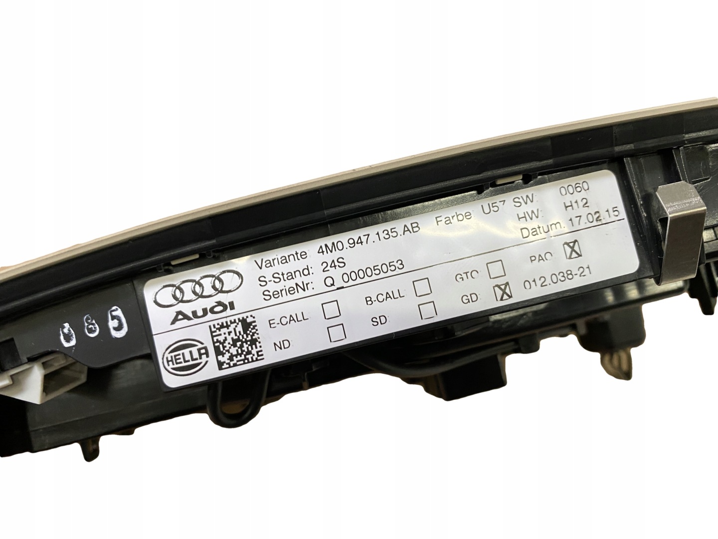 AUDI Q7 4M FANALE interna LED 4M0947135AB