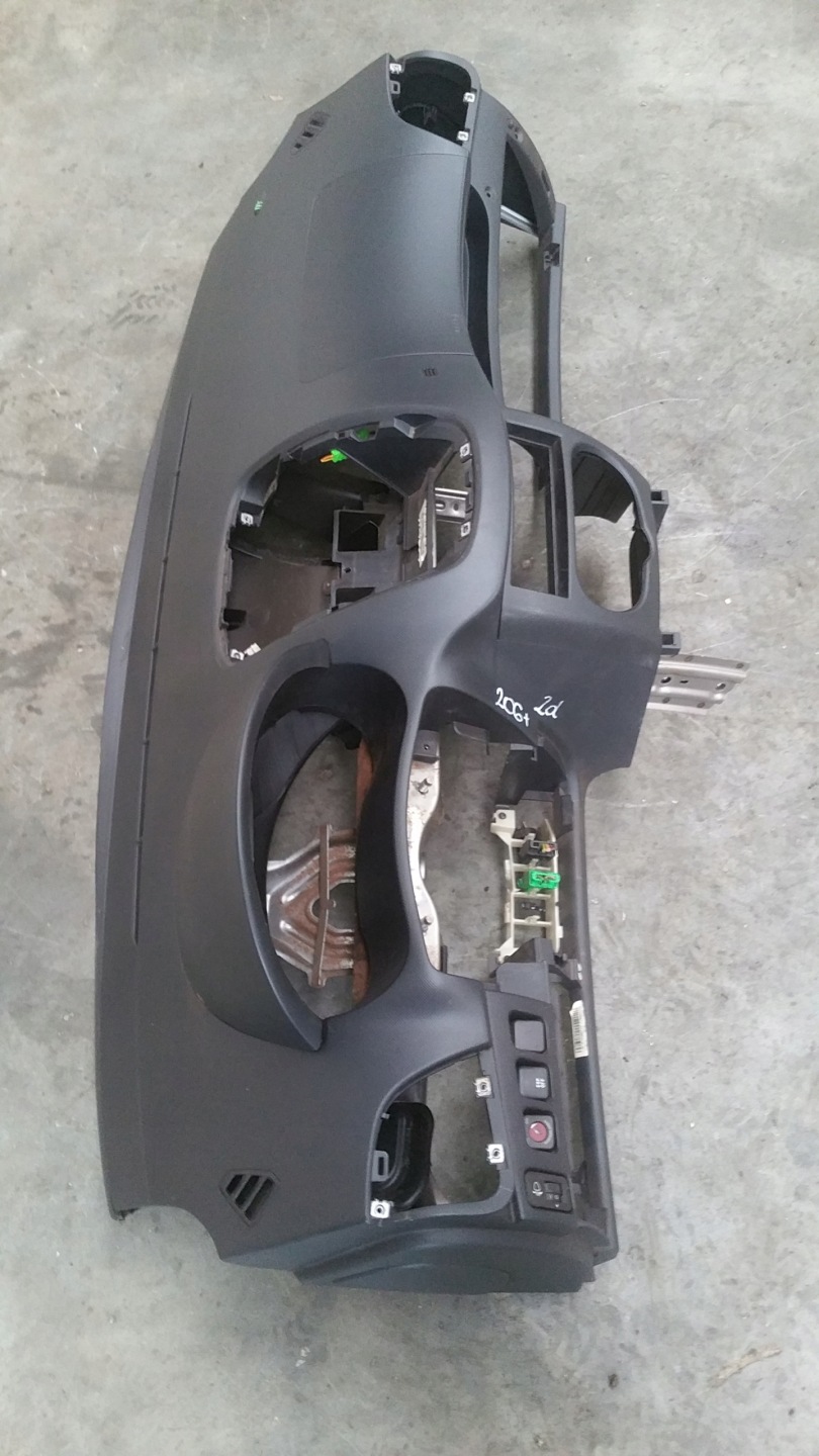 dashboard console airbags tension belts sensor Peugeot 206+