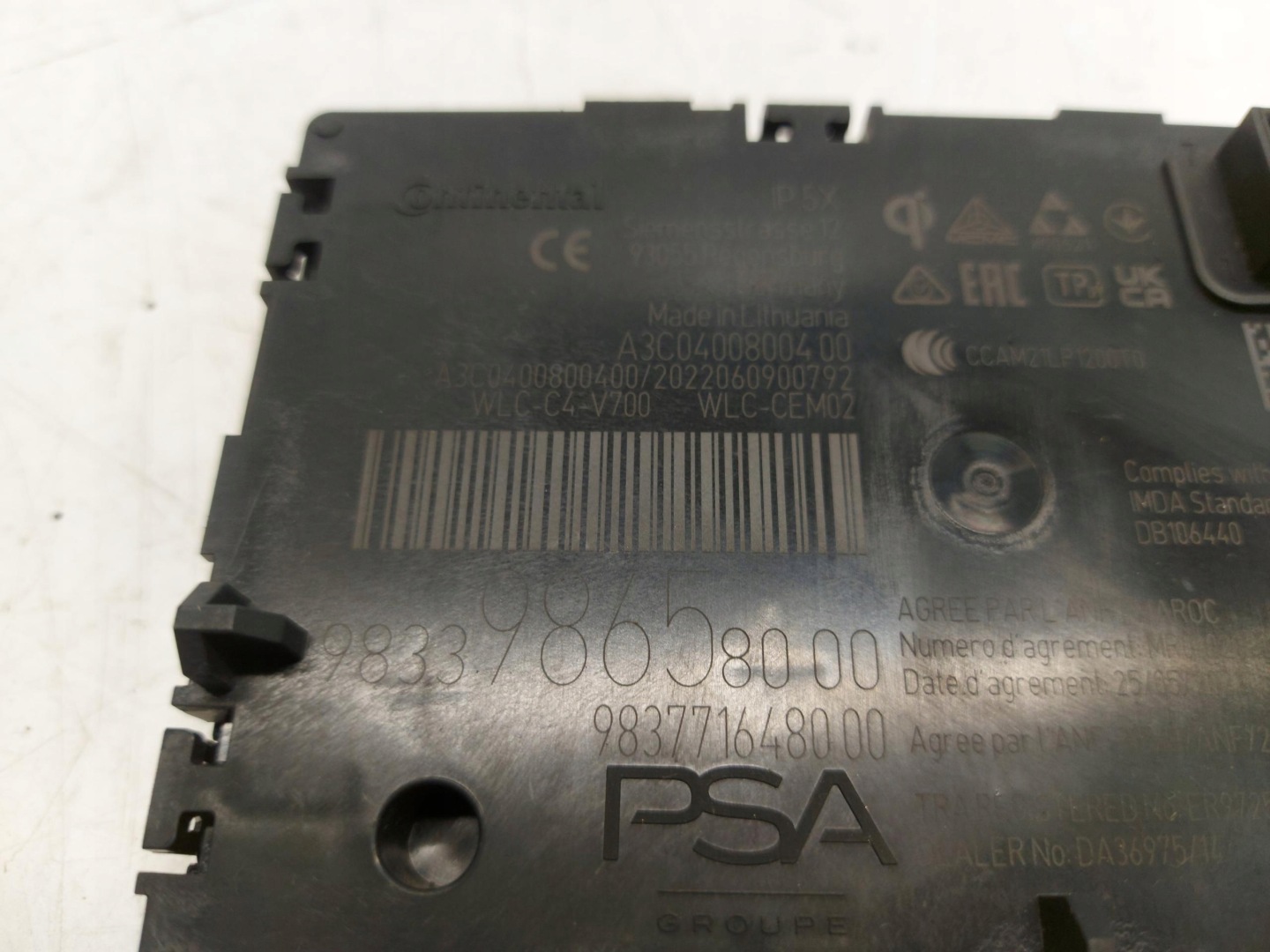 Peugeot 408 GT P54 module control unit LADOWARKI