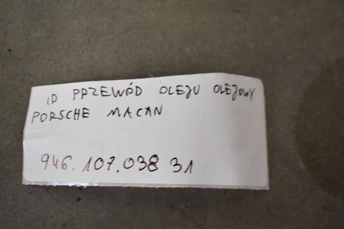 IDEALNY Ölleitung OLEJOWY PORSCHE MACAN 1