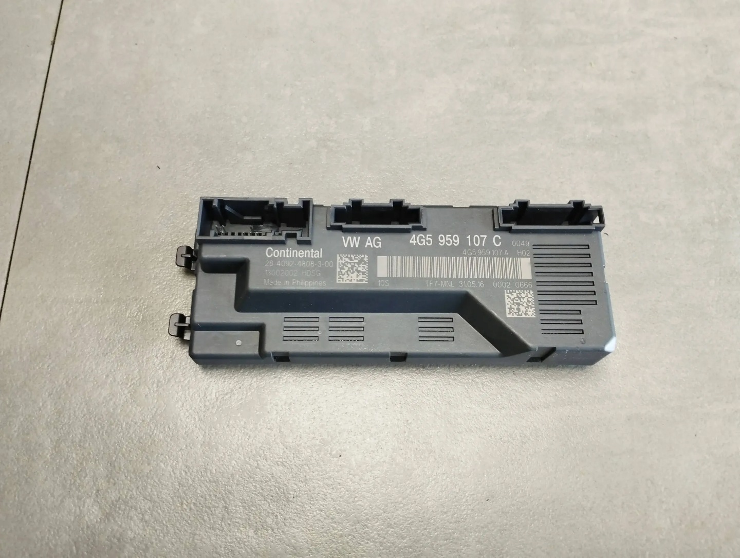 Audi A6 C7 4G module control unit bonnet rear part 4G5959107C