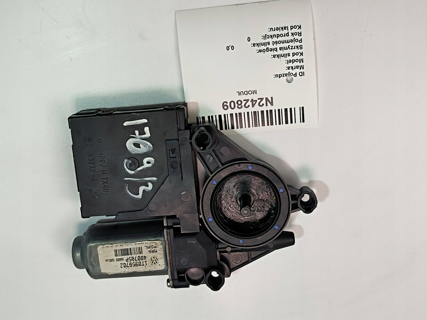 mini motor windows left front 1K0959793J SKODA OCTAVIA II