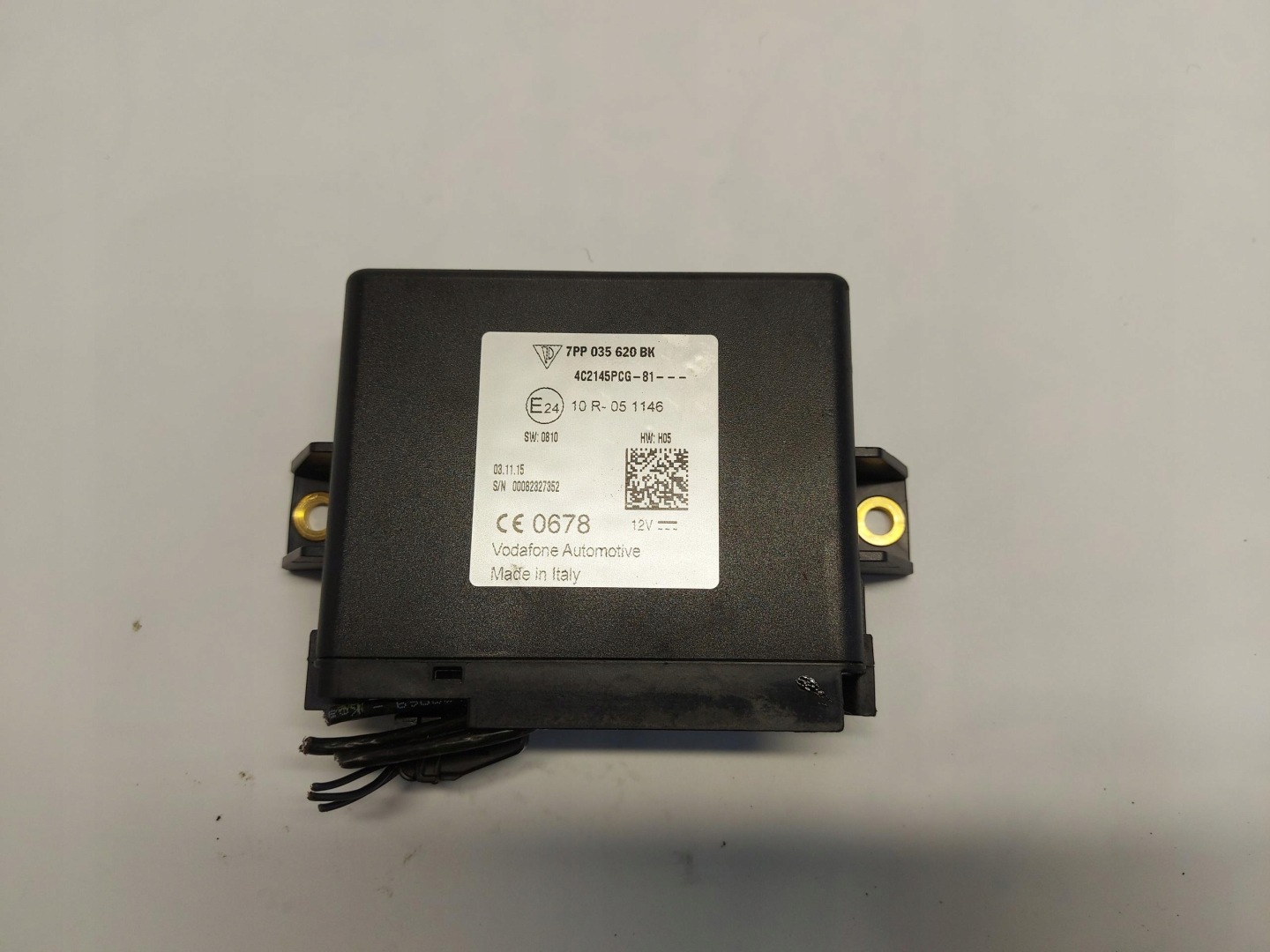 PORSCHE MACAN S 95B control unit module GPS 7PP035620BK