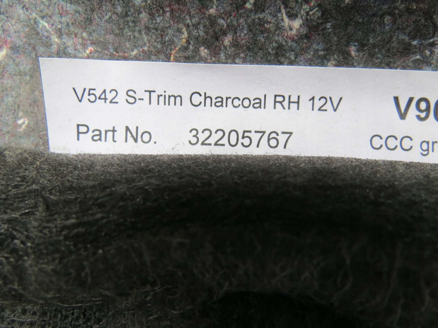 side upholstery boot right VOLVO V90 CROSS COUNTRY 31426175