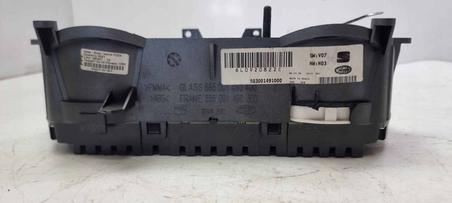 dials clock 503001491000 SEAT IBIZA III